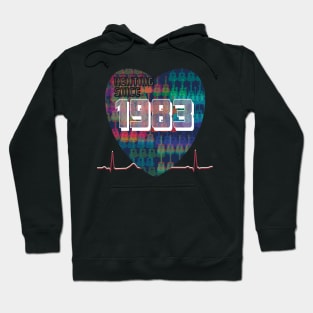 1983 - Heart Beating Since Hoodie